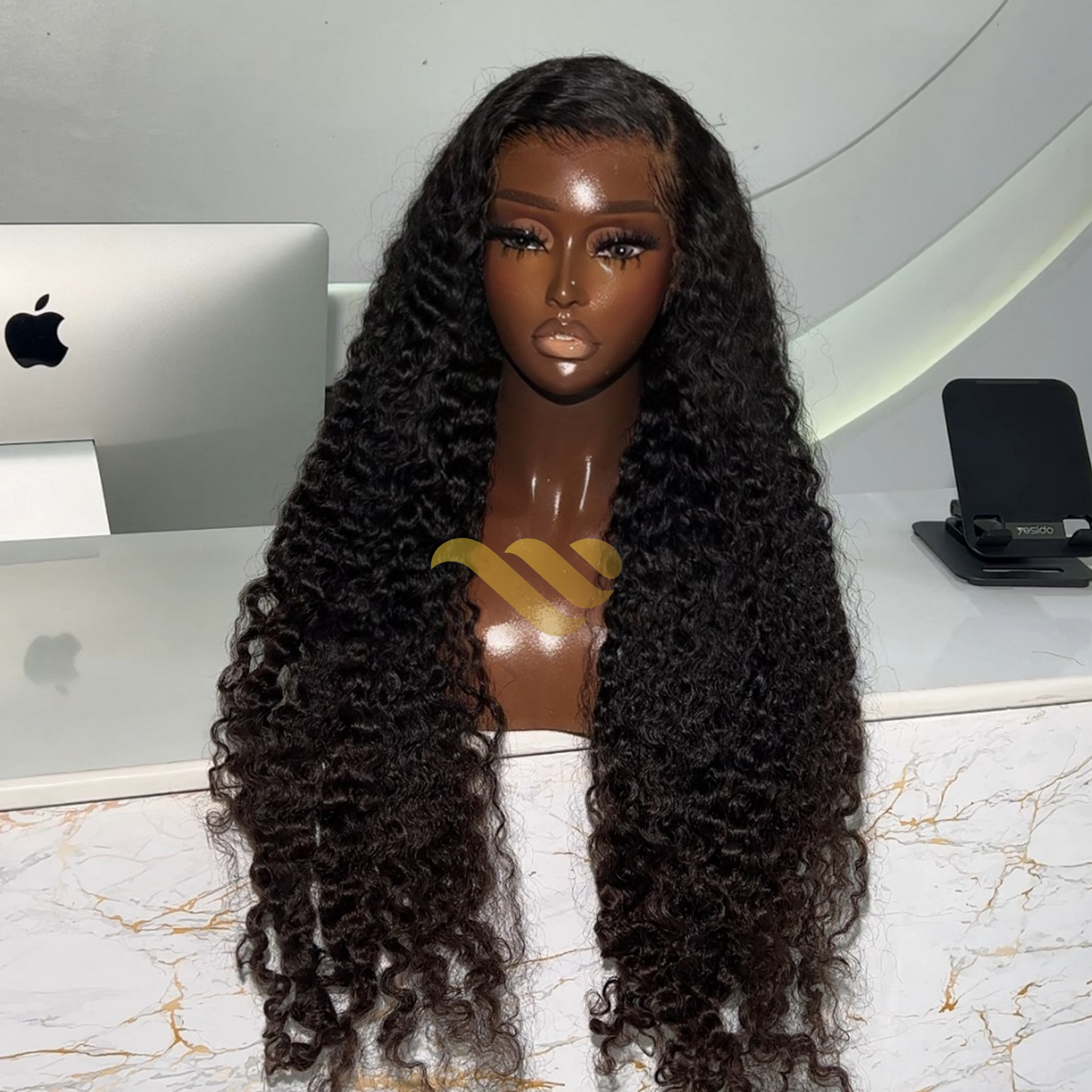 30-INCH DONOR RAW CURLY WITH 13X6 HD FRONTAL WIG