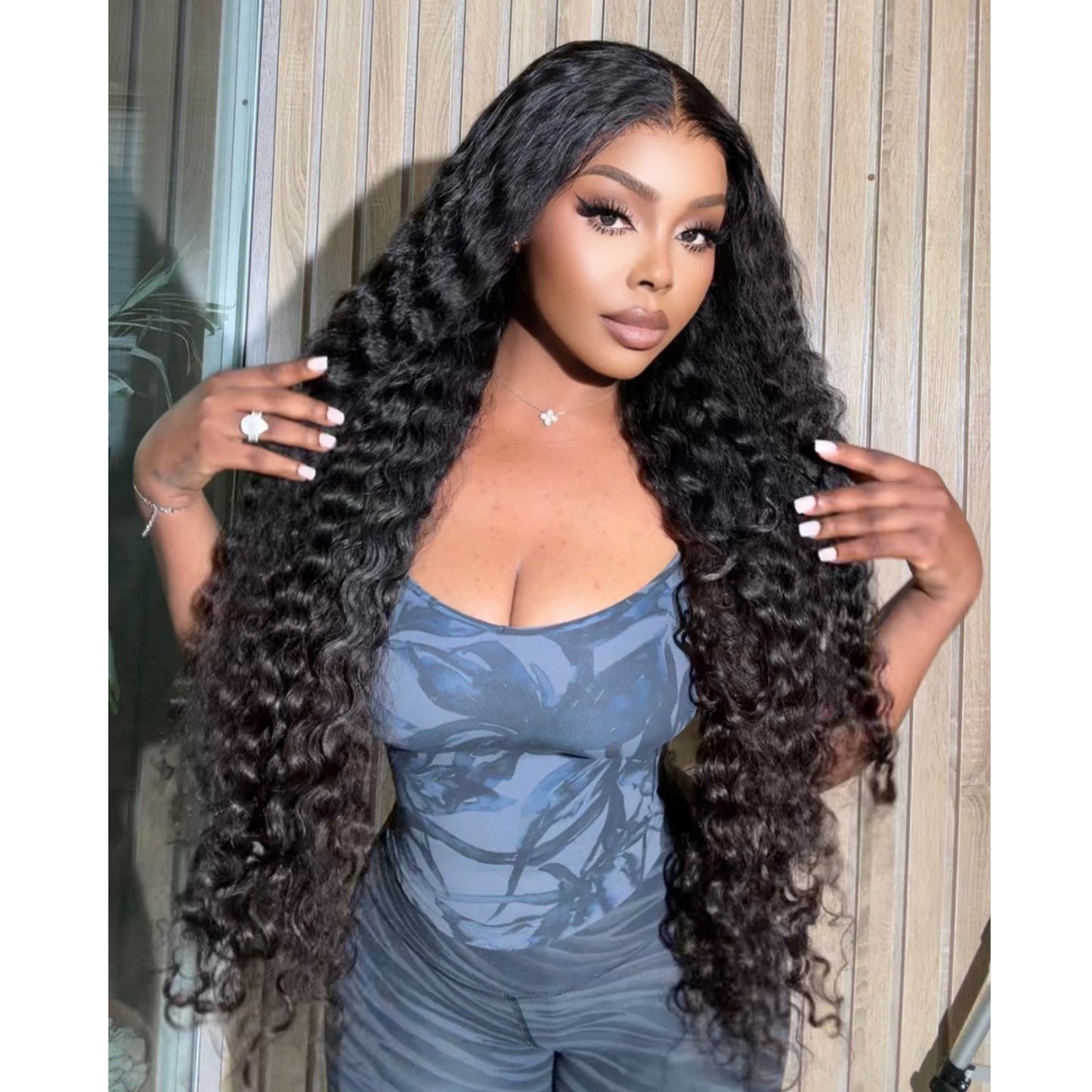 30" DONOR CURLY WITH 13X6 HD FRONTAL WIG