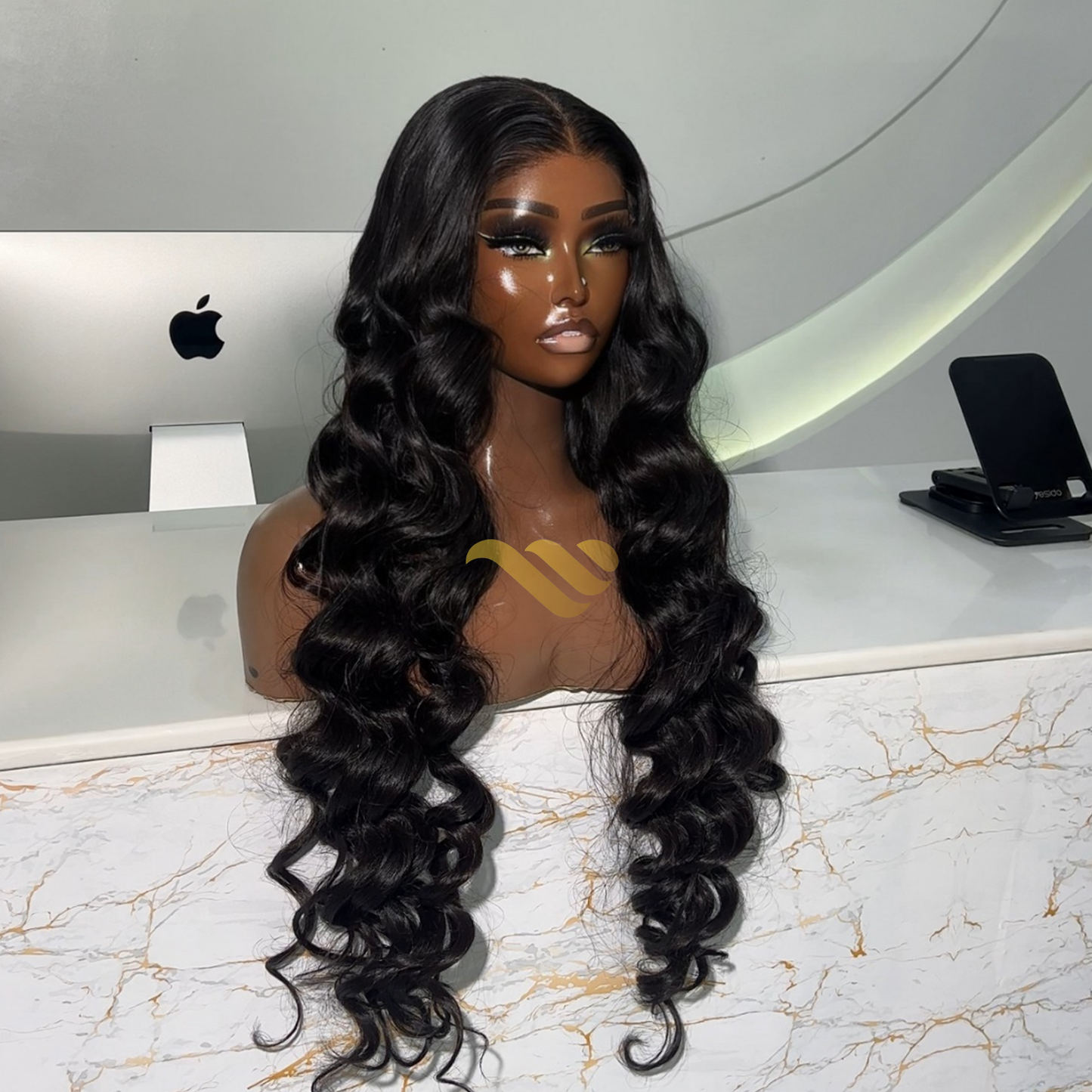 32" RAW WAVY WITH 6X6 HD CLOSURE WIG