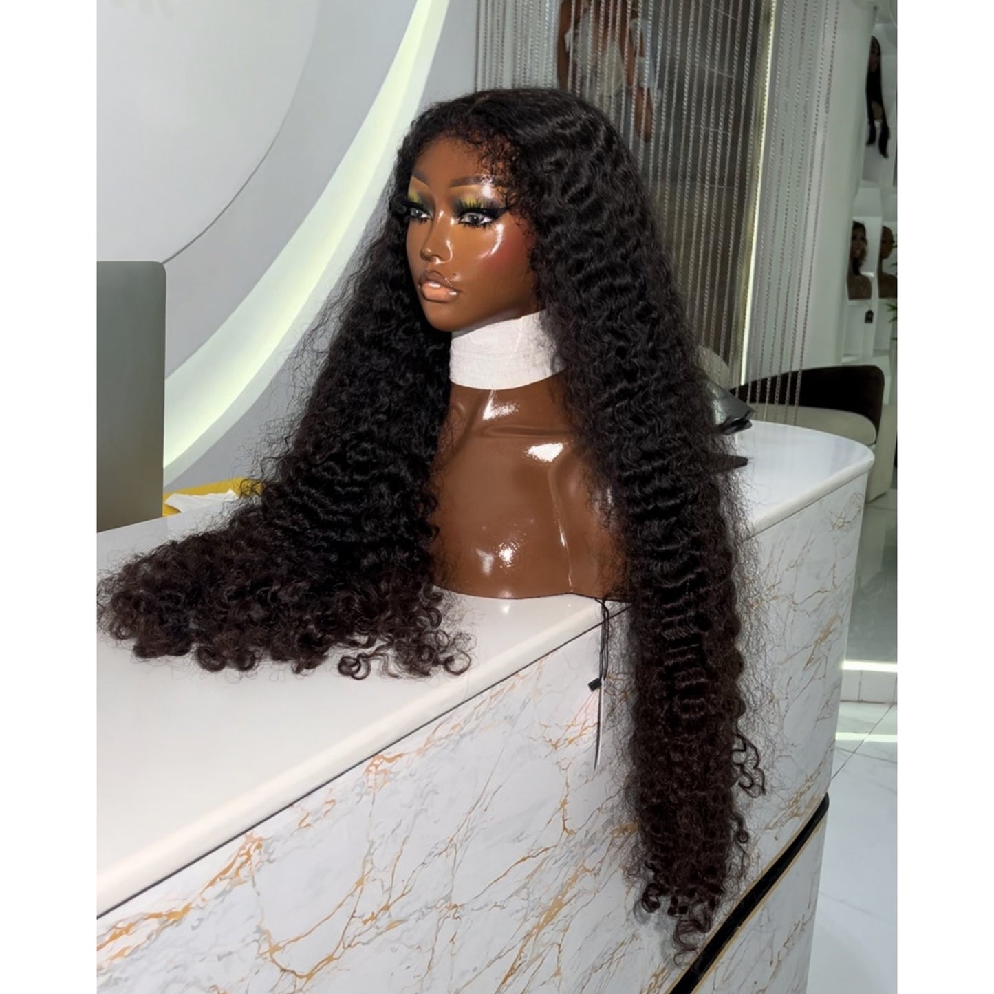 30" DONOR CURLY WITH 13X6 HD FRONTAL WIG