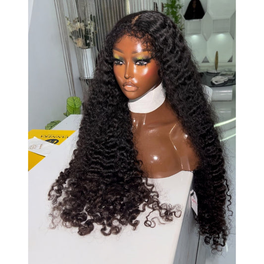 30" DONOR CURLY WITH 13X6 HD FRONTAL WIG