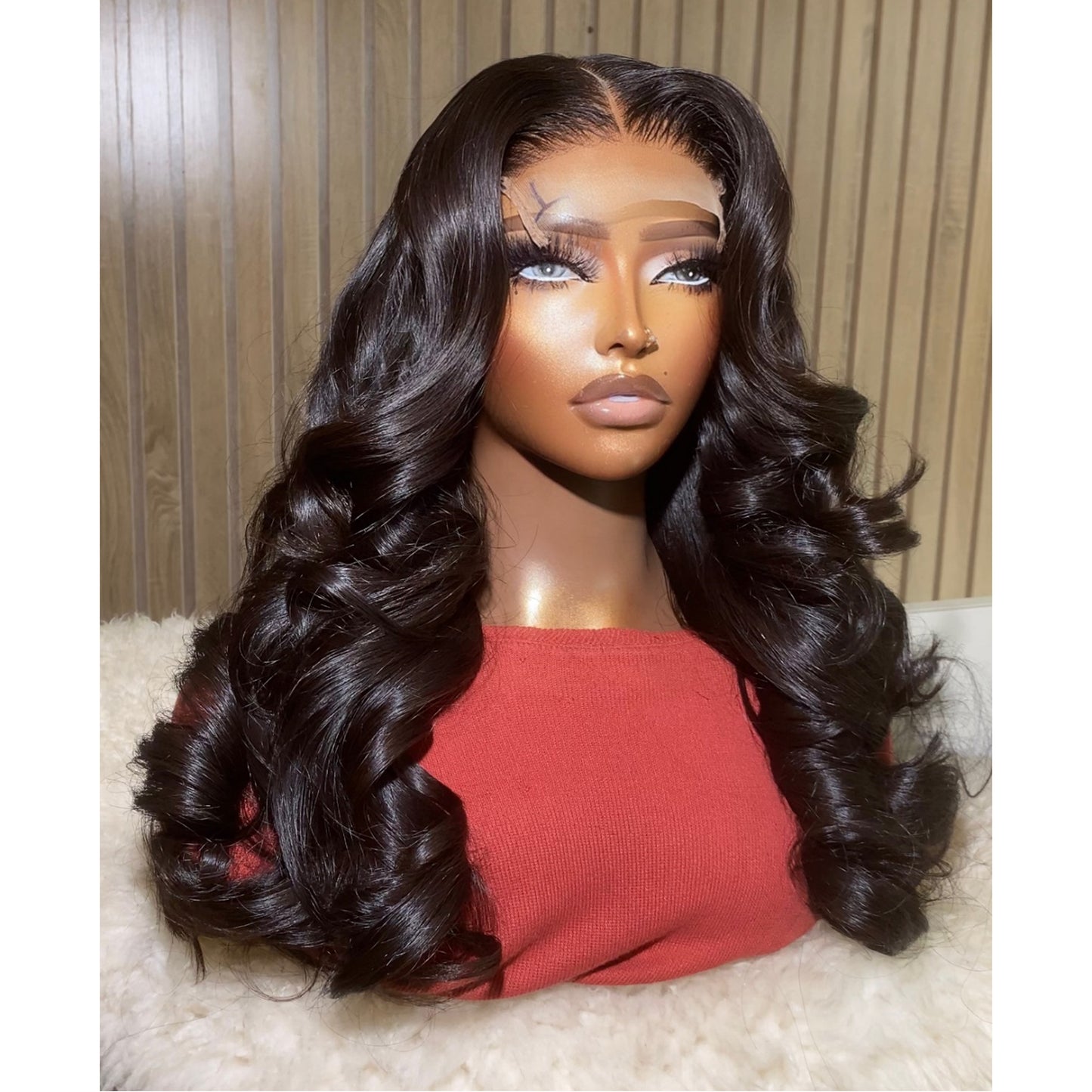 22" RAW DONOR WAVY WITH 5X5 CLOSURE